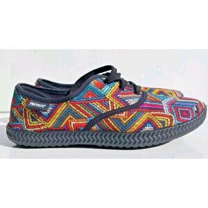 Tomcat Canvas Shoes - Multi Abstract, by Umoja Shoe Company Ltd Size 38 EU